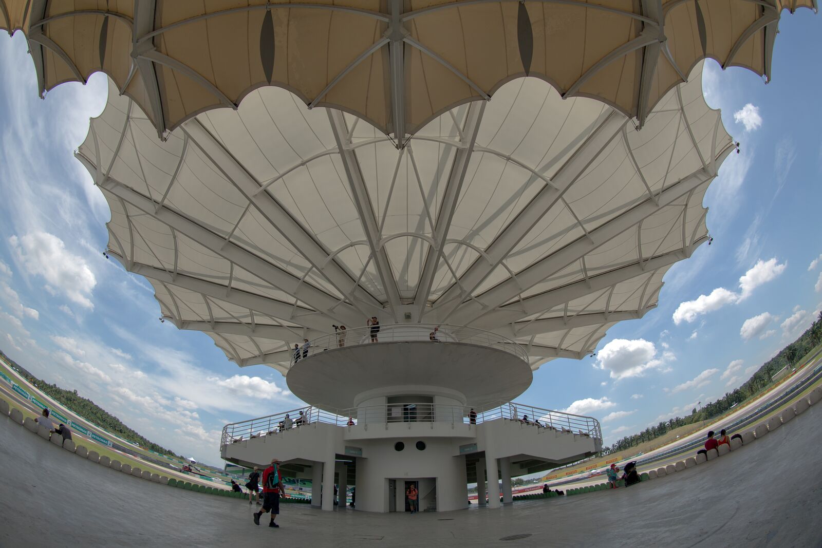 Sepang International Circuit Grandstand Tower during the 2016 Malaysian Grand Prix